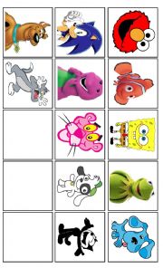 English Worksheet: Colours Memotest Part 2