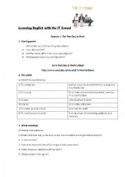 English Worksheet: The IT Crowd 