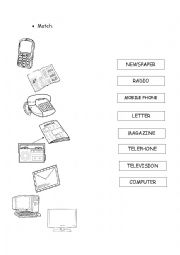 English Worksheet: Mass Media