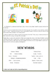 English Worksheet: Saint Patricks Day