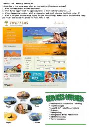 Travelling agency services