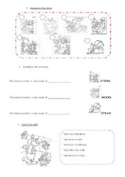 English Worksheet: The three little pigs