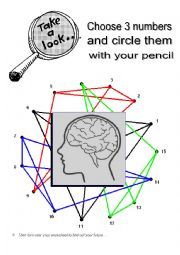 English Worksheet: Fortune Teller - Practicing Will