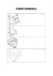 English Worksheet: Farm Animals