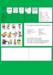 English Worksheet: World Cup Mascot