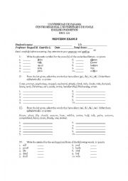 English Worksheet: Phonetic