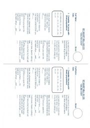 English Worksheet: celine dion - go on preposition