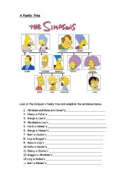 Simpsons Family Tree