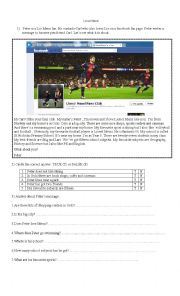 English Worksheet: Lionel Messi