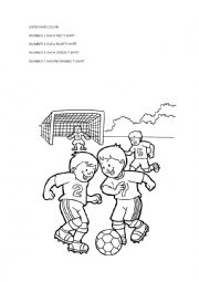 English Worksheet: world cup coloring page