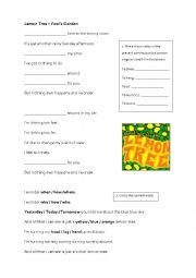 Lemon Tree Song Activity