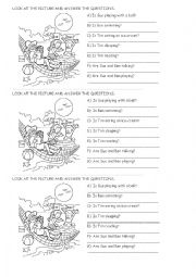 English Worksheet: Summer day