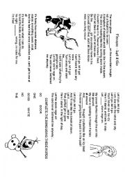 English Worksheet: Let it go