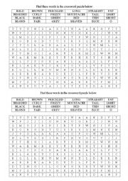 English Worksheet: Wordsearch Looks