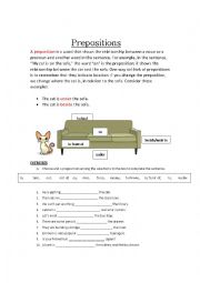 Prepositions a simple guide