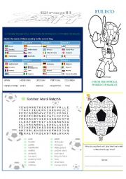 English Worksheet: WORLD CUP 2014 BRAZIL