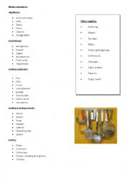 English Worksheet: Kitchen utencils