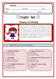 English Worksheet: Simple Present