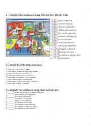 English Worksheet: THERE IS / THERE ARE