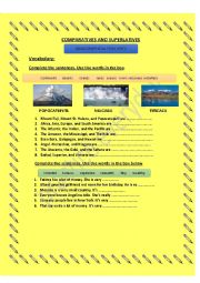 English Worksheet: Geographical Features: Worksheet