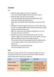 English Worksheet: Passive voice