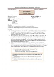 English Worksheet: Lesson plan- Value 