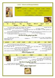 English Worksheet: Shrek & Rumpelstiltskin - Video  Session