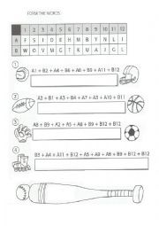 English Worksheet: sports