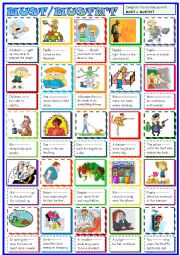 English Worksheet: Must/mustnt