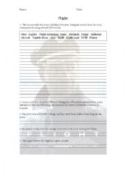 FLIGHT - movie worksheet