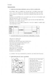 English Worksheet: FAMILY DESCRIPTION