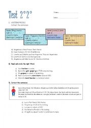 English Worksheet: meeting people