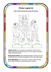 English Worksheet: Watch out, Pirates about (5)