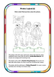 English Worksheet: Watch out, Pirates about (6)