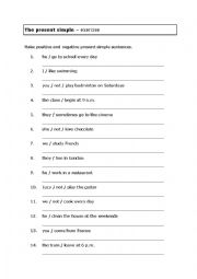 English Worksheet: Present Simple Exercise