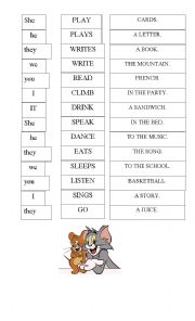 verbs cards