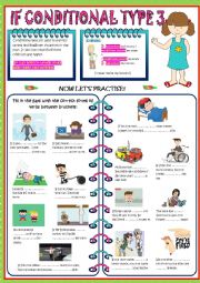 English Worksheet: CONDITIONAL TYPE 3