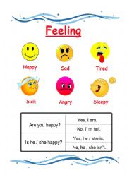 English Worksheet: emotion