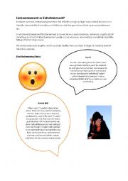 English Worksheet: Embarrassing Moments