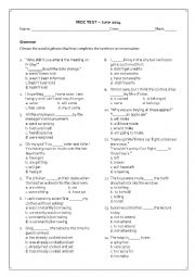 ECCE MOC TEST-  KEY INCLUDED!!!!