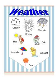 English Worksheet: weather