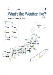 English Worksheet: weather