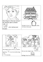 English Worksheet: Mary Poppins Mini Book-A Perfect Tea Party-ESL