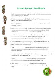 English Worksheet: Present Perfect or Past Simple