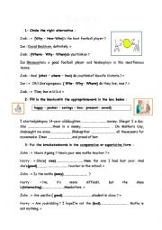 language review: W/H questions+ comparative +superlative