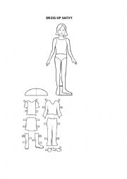 English Worksheet: DRESS UP 