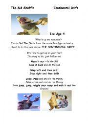 Sid Shuffle - Ice Age 4: Continental Drift