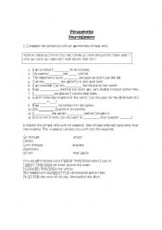 English Worksheet: Phrasal Verbs