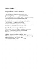 English Worksheet: Thomas Gray