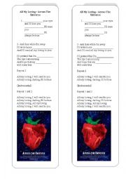 English Worksheet: Song Future simple